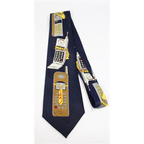 #1020  VINTAGE MEN'S TIE CELL PHONES BY FRATTELO