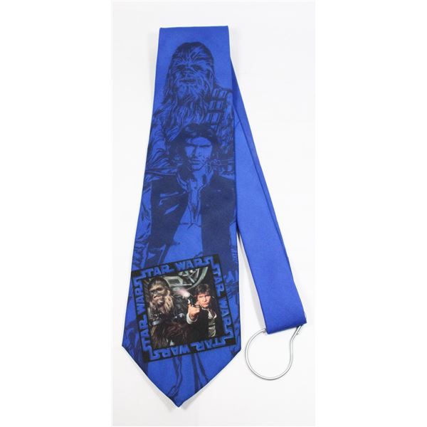#1028  VINTAGE MEN'S TIE STAR WARS 1997 CHEWBACCA