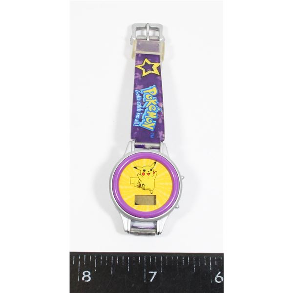 #1035 PIKACHU POKÉMON DIGITAL WATCH VINTAGE 1999