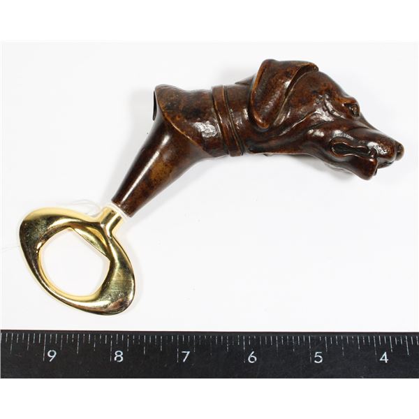 #1040 MADE IN ITALY BOTTLE OPENER DOG DESIGN 1970S