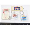 Image 1 : #1041 4 LOTTO  649 KEYCHAINS LATE 1980'S 1990'S