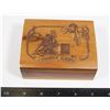 Image 1 : #1044 EDMONTON ALBERTA WOODEN BUCKLE CASE BOX