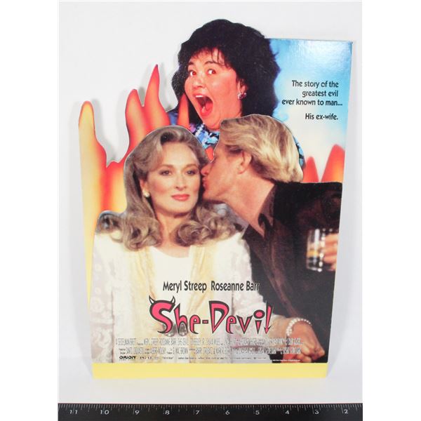 #1063 CULT MOVIE DISPLAY SHE-DEVIL ROSEANNE BARR