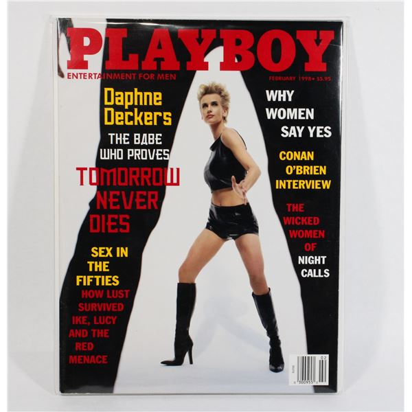 #1069 PLAYBOY MAGAZINE EBRUARY 1998 JAMES BOND