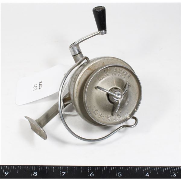 #1073 FISHING REEL LE SUPER MADE IN ENGLAND OMNIA