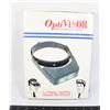 Image 1 : #1084 BOXED OPTI VISOR GLASS BINOCULAR MAGNIFIER
