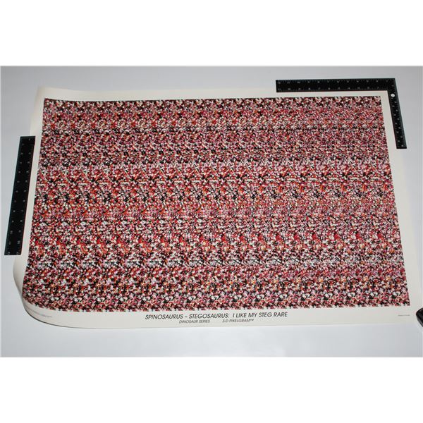 #1090  1993 36 X 24 CALGARY DINOSAUR SPINOSAURUS