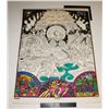 Image 1 : #1091 1974 CONCERT DOODLE ART POSTER PSYCHADELLIC