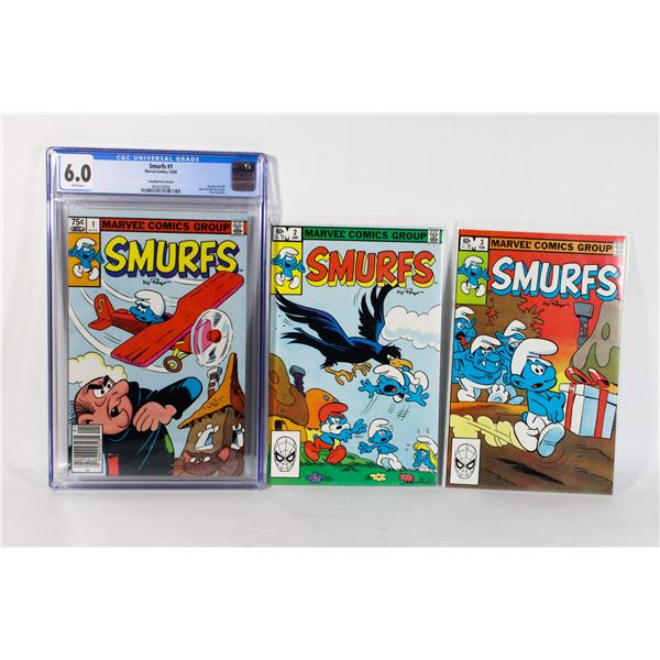 #1094 CGC 6.0 GRADED MARVEL COMICS SMURFS #1 1982