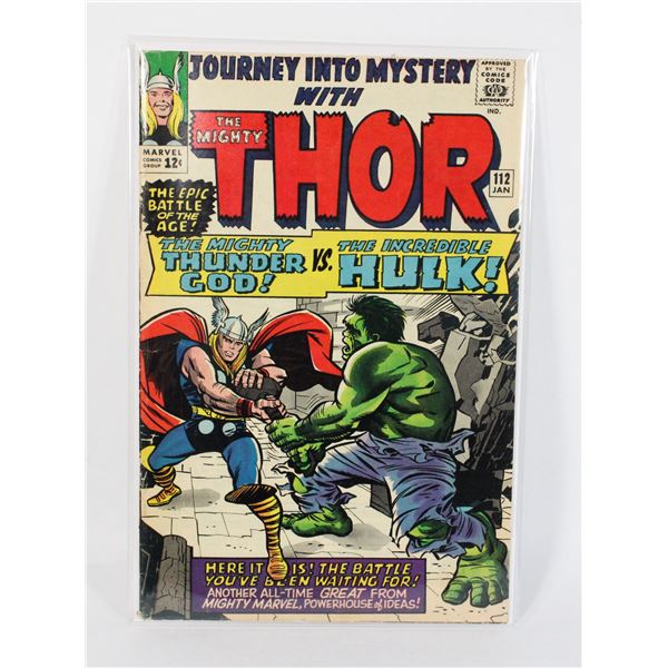 #1095 MARVEL COMICS THE MIGHTY THOR #112 JAN 1965