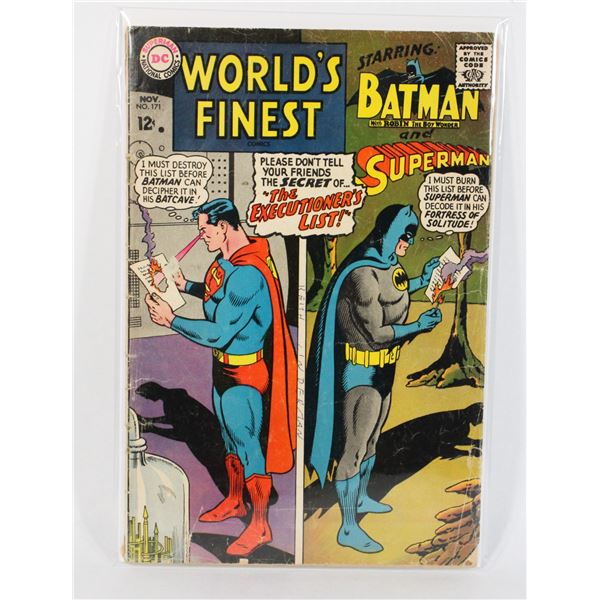 #1096 DC COMICS WORLD'S FINEST COMICS #171 1967