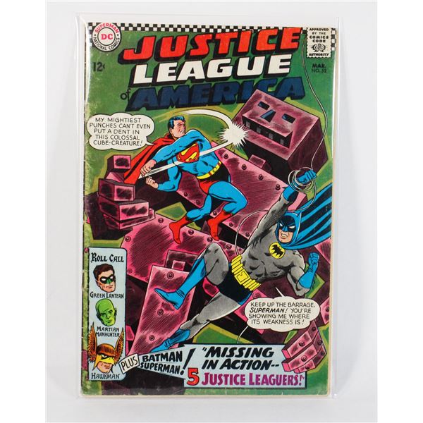 #1097 DC COMICS JUSTICE LEAGUE OF AMERICA #52 1967