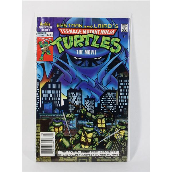 #1123 ARCHIE ADVENTURE COMICS TMNT THE MOVIE 1990