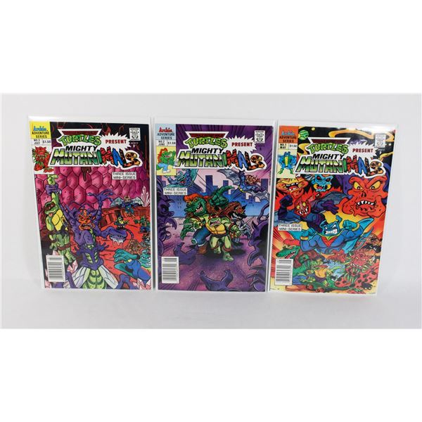 #1130 TMNT PRESENTS MIGHTY MUTANIMALS #1-3 FULLSET