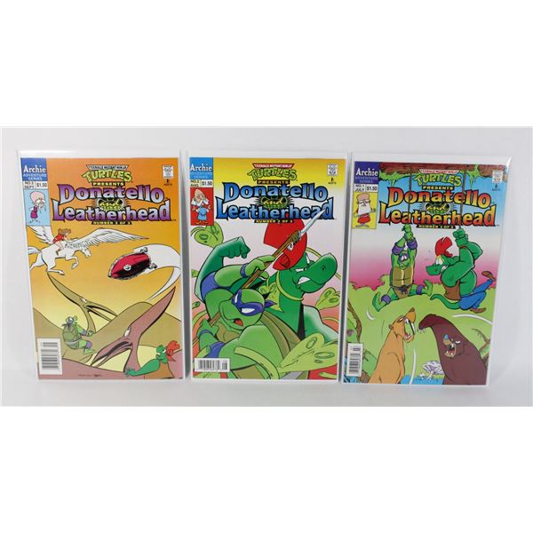 #1132 TMNT PRESENTS DONATELLO AND LEATHERHEAD #1-3