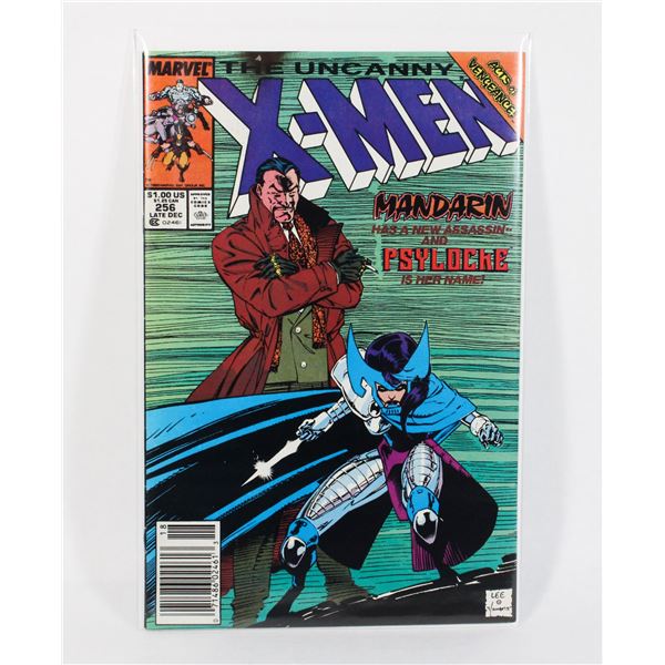 #1140 MARVEL COMICS UNCANNY X-MEN #256 DEC 1989