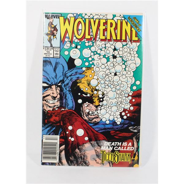 #1142 MARVEL COMICS WOLVERINE #19 DECEMBER 1989