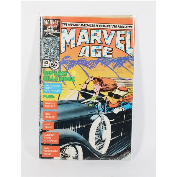 #1144 MARVEL COMICS MARVEL AGE #43 OCTOBER 1986