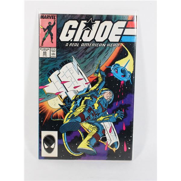 #1150 MARVEL COMICS G.I. JOE #65 NOVEMBER 1987