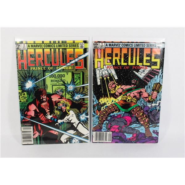 #1156 MARVEL COMICS HERCULES #1-#2  SEPTEMBER 1982