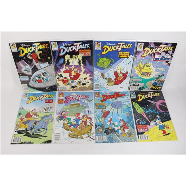 #1166 DISNEY COMICS DISNEY'S DUCK TALES LOT OF 8