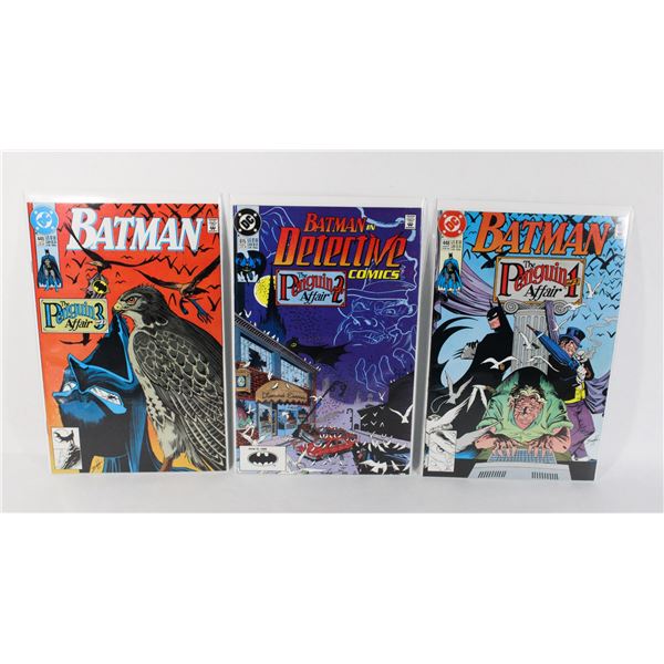 #1175 DC BATMAN THE PENGUIN AFFAIR #1-#3 FULL SET