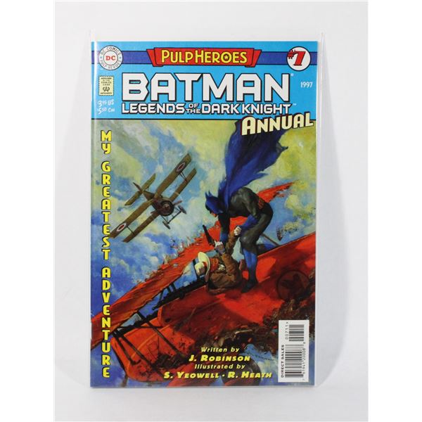 #1191 DC COMICS PULP HEROES #7 1997 BATMAN LEGENDS