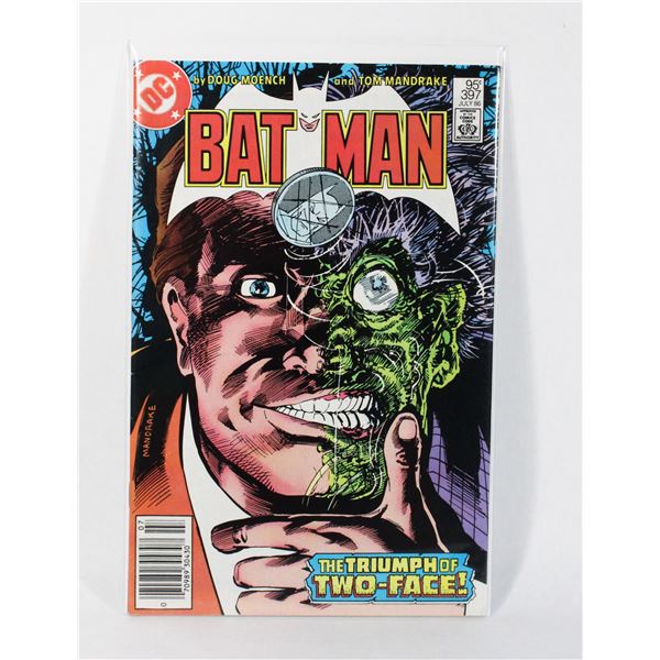 #1203 DC DETECTIVE COMICS BATMAN #397 JULY 1986