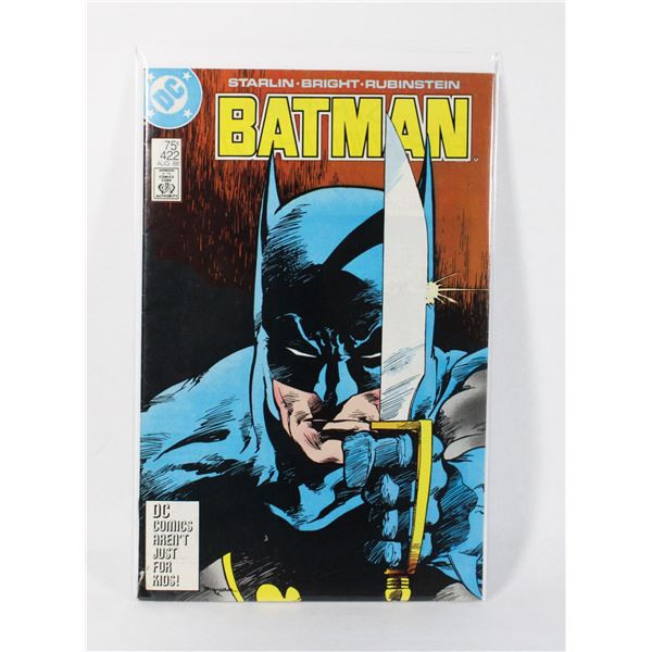 #1205 DC DETECTIVE COMICS BATMAN #422 AUGUST 1988