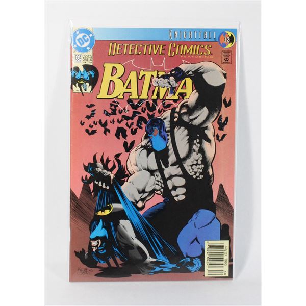 #1217 DC DETECTIVE COMICS #664 JULY 1993 BANE