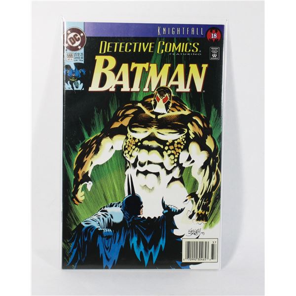 #1218 DC DETECTIVE COMICS #666 SEPTEMBER 1993 BANE