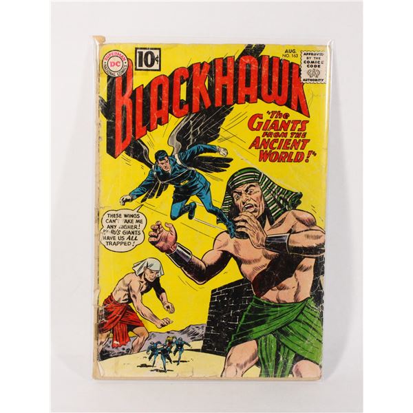 #1248 DC DETECTIVE COMICS BLACKHAWK #163 AUG 1961