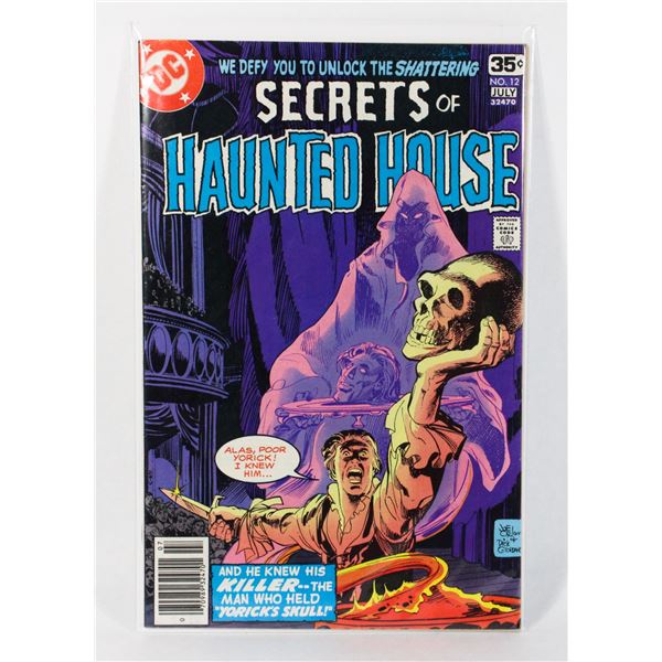 #1251 DC COMICS SECRETS OF HAUNTED HOUSE #12 1978