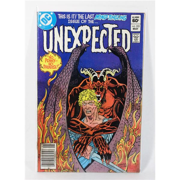 #1256 DC DETECTIVE COMICS UNEXPECTED #222 MAY 1982