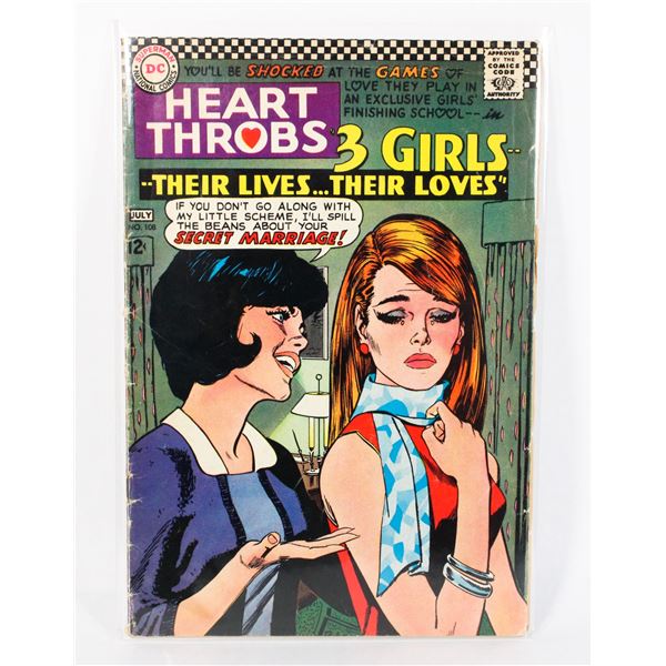 #1266 DC DETECTIVE COMICS HEART THROBS #108 1967