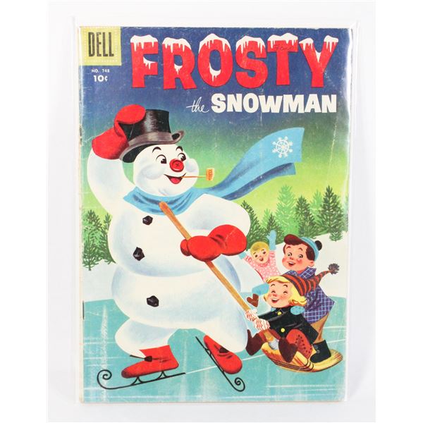 #1271 DELL COMICS FROSTY THE SNOWMAN #748 1956