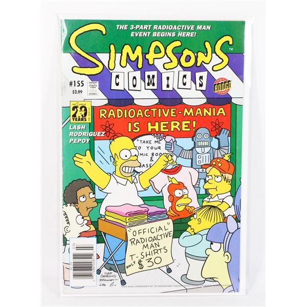 #1273 BONGO COMICS SIMPSONS COMICS #155 2009