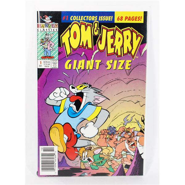 #1296 HARVEY COMICS TOM & JERRY GIANT SIZE #1 1992