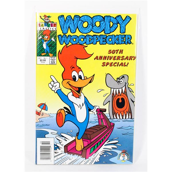 #1300 HARVEY COMICS WOODY WOODPECKER #1 1991