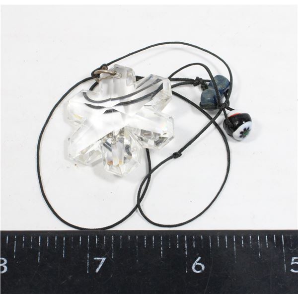 #423B RPG FANTASY LIGHT SIDE CRYSTAL NECKLACE