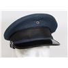 Image 1 : COLD WAR ERA PLAIN BLUE PEAKED CAP W/O BADGE