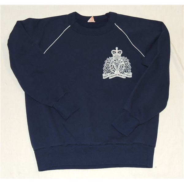 VINTAGE 1980'S RCMP TRAINING SPORTS SWEATER