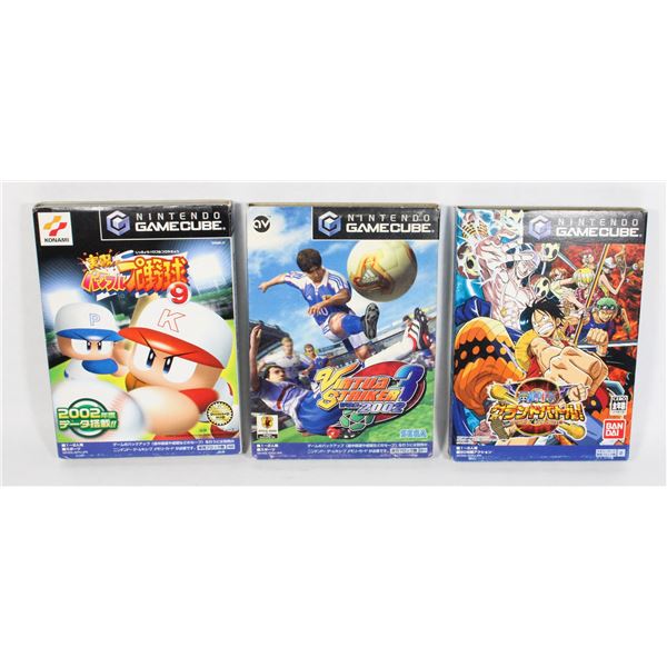 JAPANESE GAMECUBE ONE PIECE GRAND BATTLE 3 AND