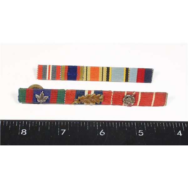 WW2 CANADIAN MEDAL BAR MENTION IN DESPATCHES