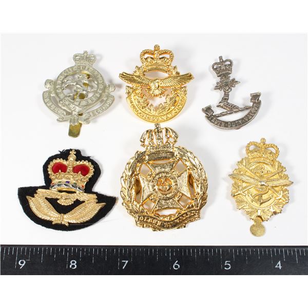 ROYAL MILITARY COLLEGE OF CANADA CAP BADGE QUEEN
