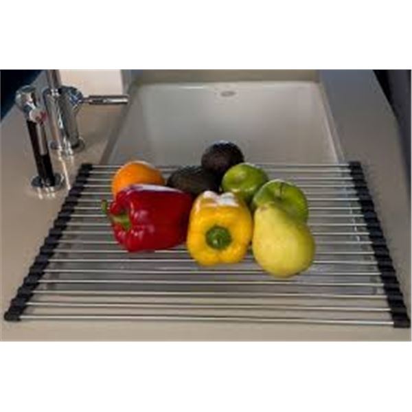 BRAND NEW AURA GLOBAL ROLL-UP KITCHEN RACK 17X 23"