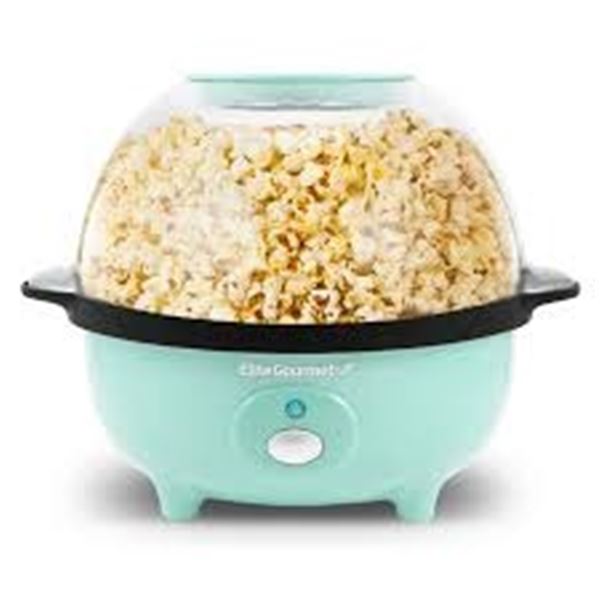 NEW ELITE GOURMET 3QT STIRRING POPCORN MAKER
