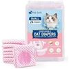 Image 1 : NEW 24 DIAPERS PET SOFT SMALL DISPOSABLE CAT DIAPE