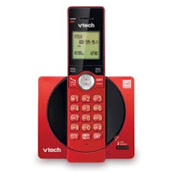 NEW WITH BOX VTECH CORDLESS PHONE SYSTEM RED