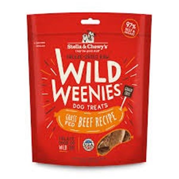NEW 4 X 92G STELLA & CHEWYS WILD WEENIES BEEF